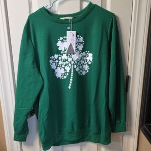 Green Shamrock Sweatshirt
